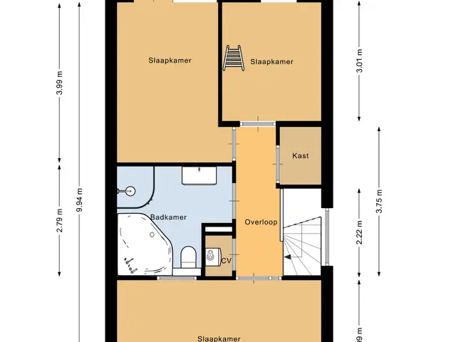 Plattegrond van Waterlijn 16