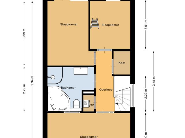 Plattegrond van Waterlijn 16