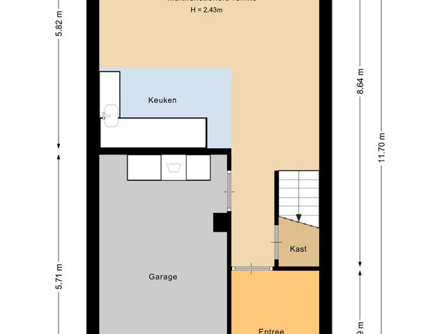 Plattegrond van Waterlijn 16