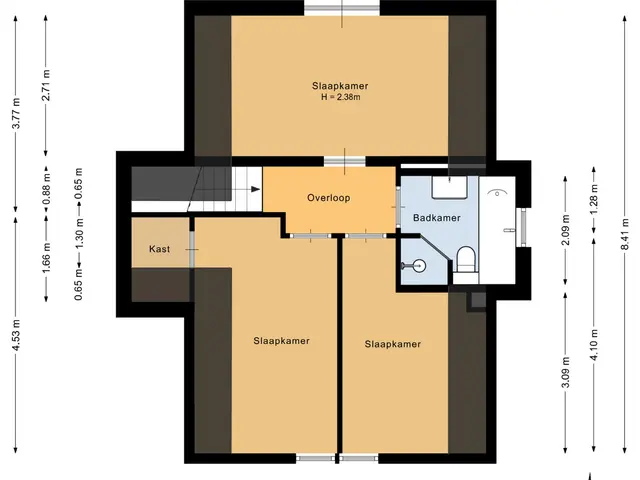 Plattegrond van De Heeren van 's-Gravensande 69