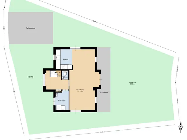Plattegrond van De Heeren van 's-Gravensande 69