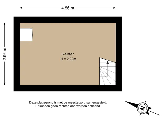 Plattegrond van Prins Clausstraat 96