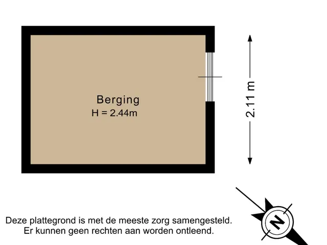 Plattegrond van Vivaldi 21