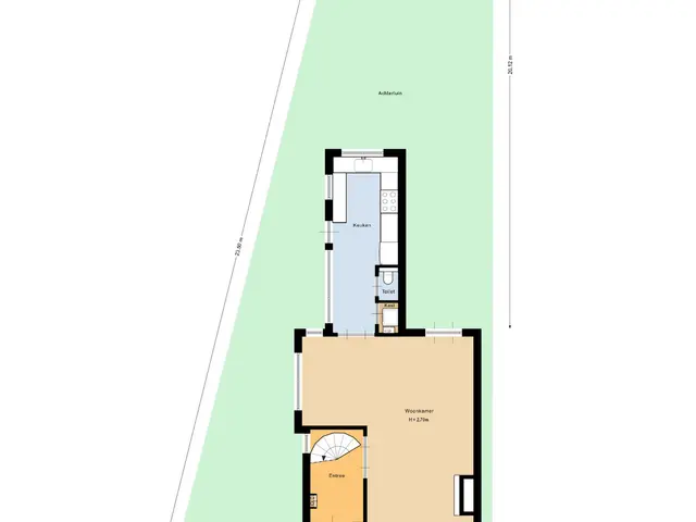 Plattegrond van Noordwind 26