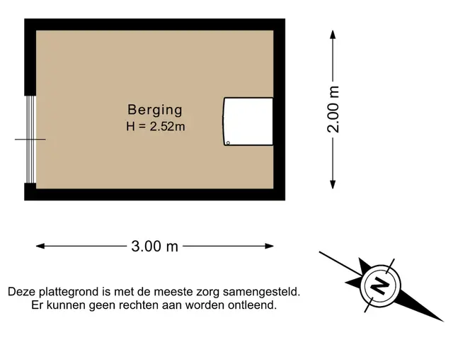 Plattegrond van Blamanstraat 3