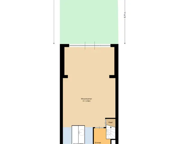 Plattegrond van Blamanstraat 3