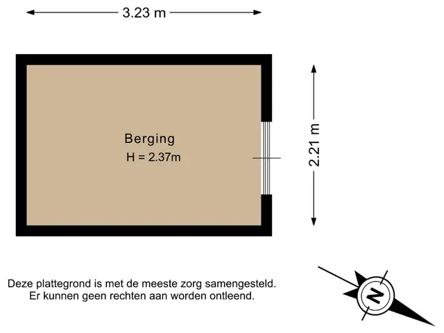 Plattegrond van Duindistel 8