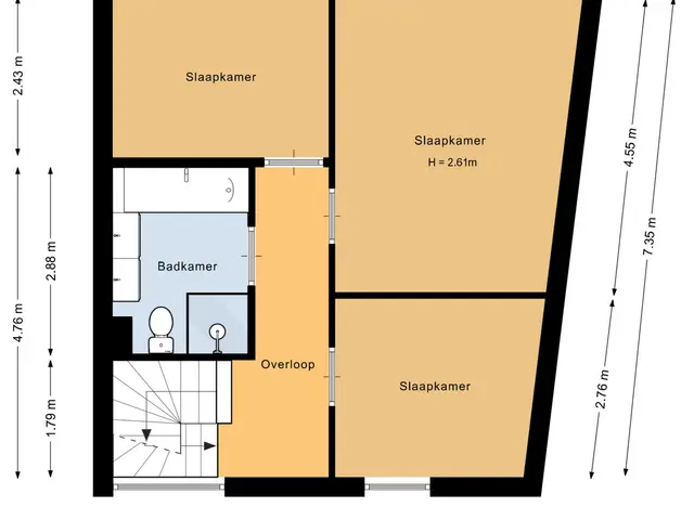 Plattegrond van Duindistel 8