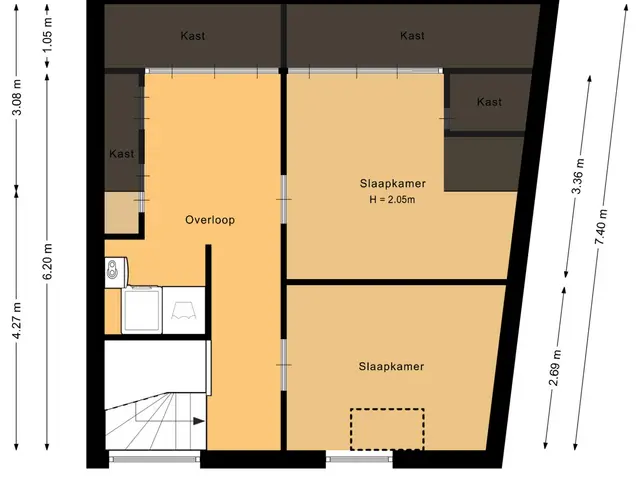 Plattegrond van Duindistel 8