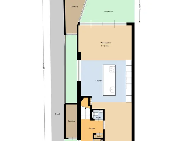 Plattegrond van Riviergrondel 21