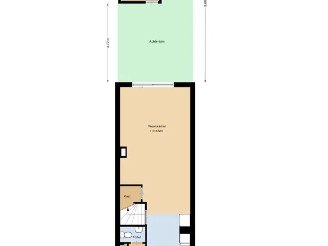 Plattegrond van Sint Isidorusstraat 15