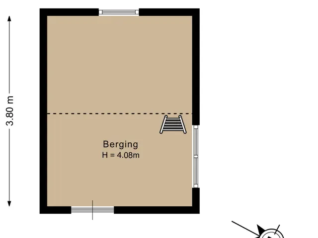 Plattegrond van Zwartendijk 23