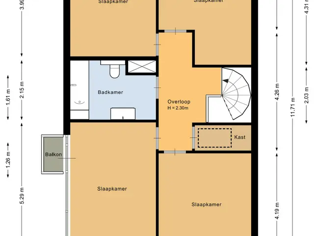 Plattegrond van Leeuweriklaan 46