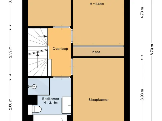 Plattegrond van Gildenhof 14