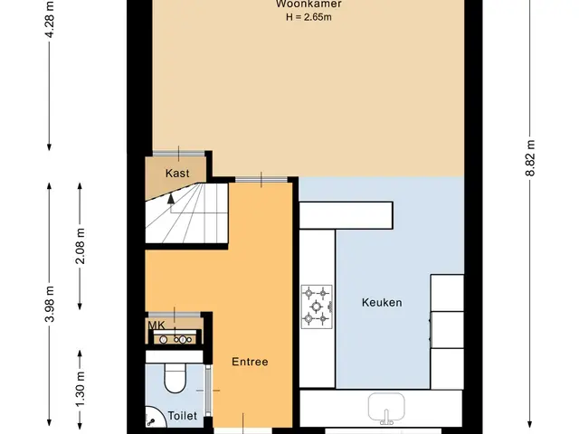 Plattegrond van Zeilmakerstraat 15