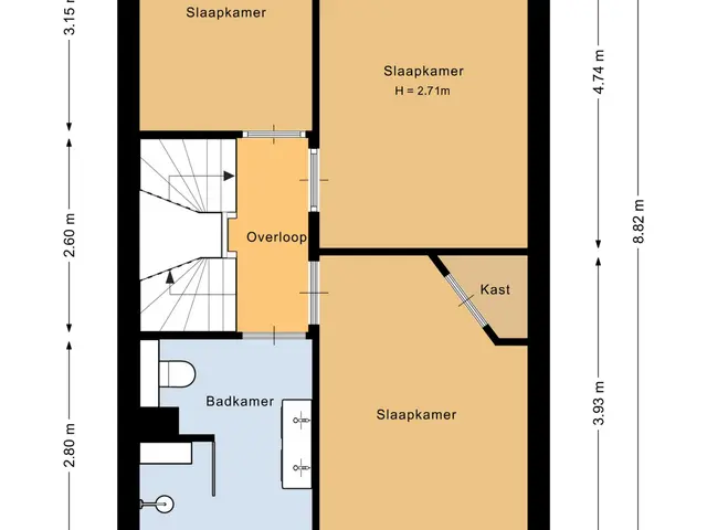 Plattegrond van Zeilmakerstraat 15