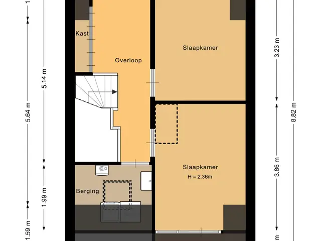 Plattegrond van Zeilmakerstraat 15