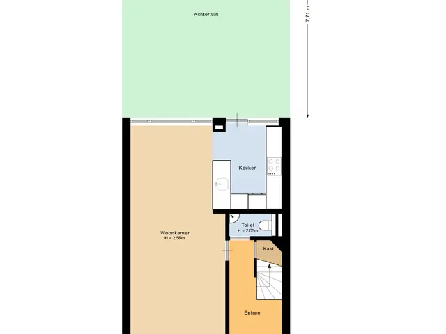 Plattegrond van Willem van der Kaaijstraat 27
