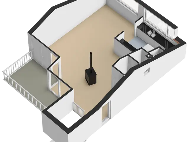 Plattegrond van Dijkweg 77B