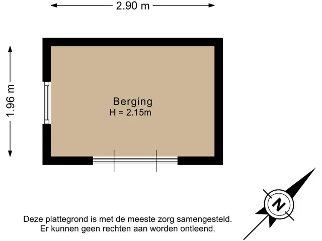 Plattegrond van Dijkweg 77B