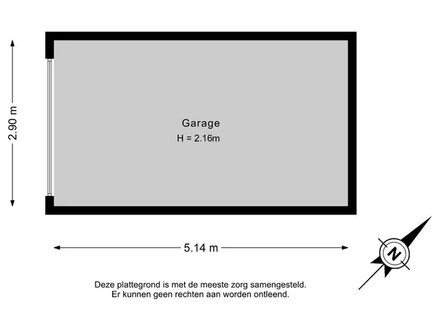 Plattegrond van Dijkweg 77B