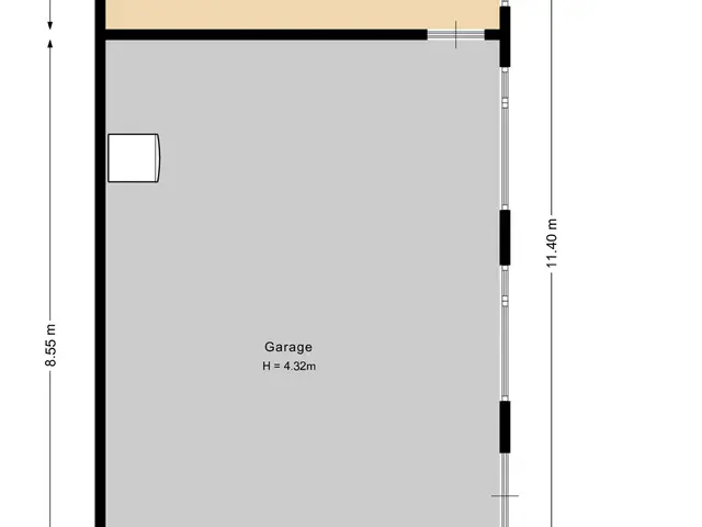 Plattegrond van Vaartstraat 6