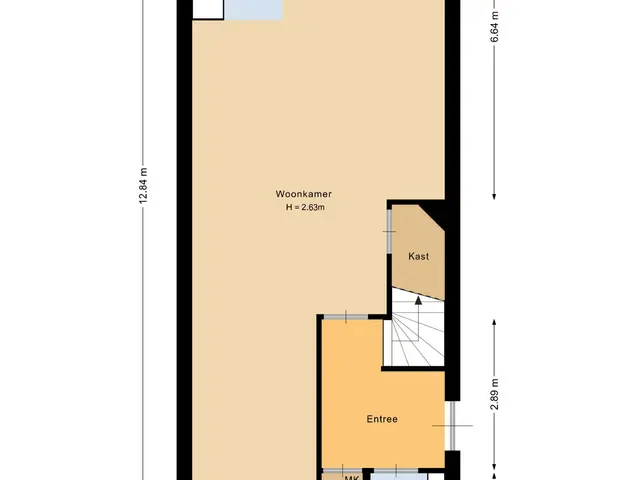 Plattegrond van Abdij van Rijnsburglaan 26