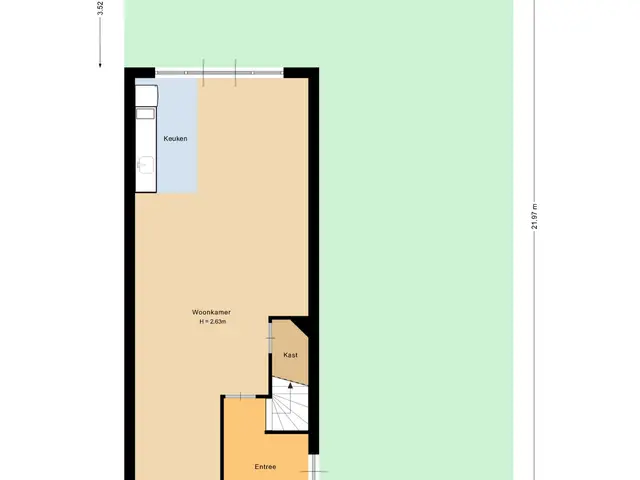 Plattegrond van Abdij van Rijnsburglaan 26