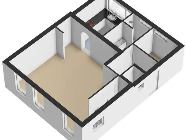 Plattegrond van Maasdijk 96
