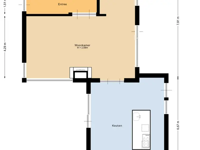 Plattegrond van Hoflaan 33