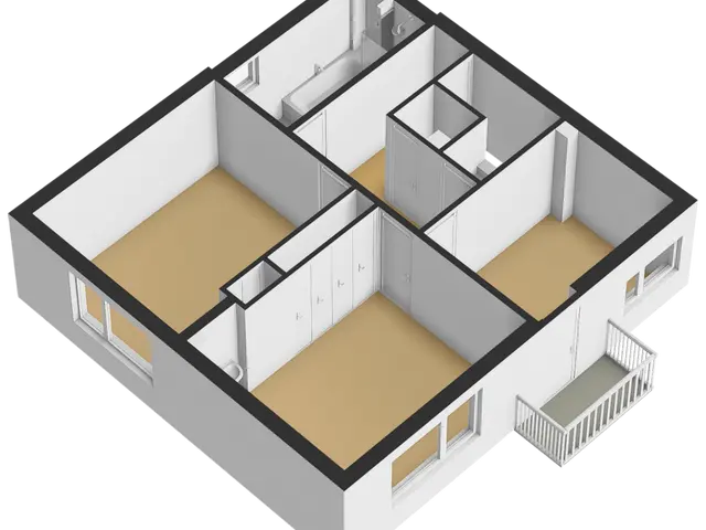 Plattegrond van Hoflaan 33