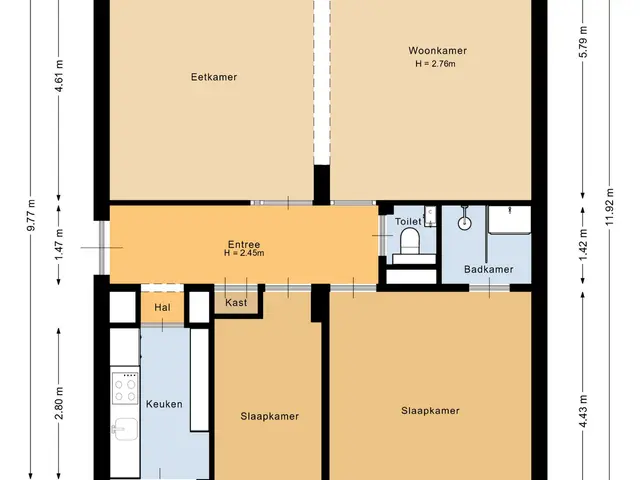 Plattegrond van Heliotrooplaan 322