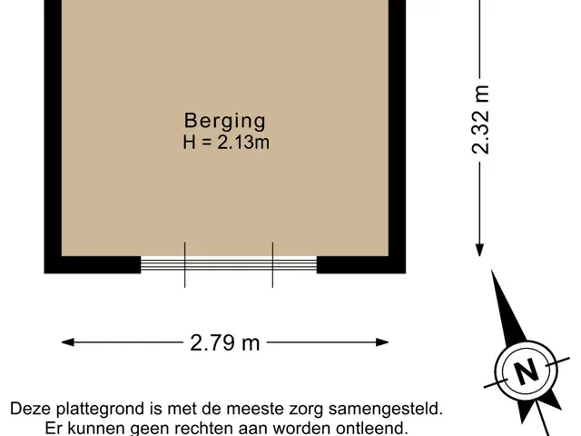 Plattegrond van Tiendweg 7