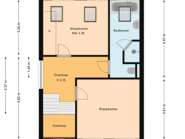 Plattegrond van Molenstraat 102