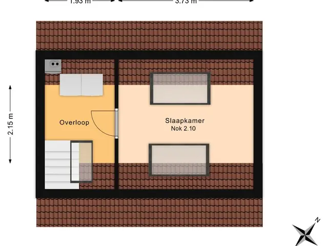 Plattegrond van Molenstraat 102