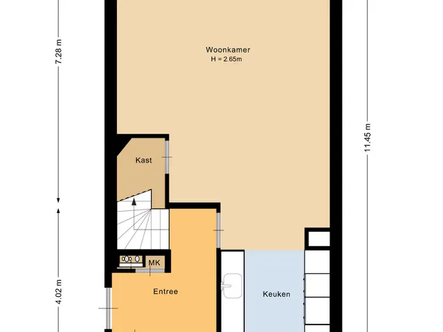Plattegrond van van Gochstraat 22