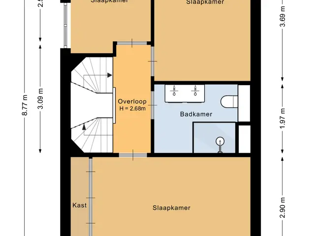 Plattegrond van van Gochstraat 22