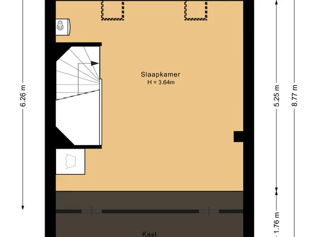 Plattegrond van van Gochstraat 22