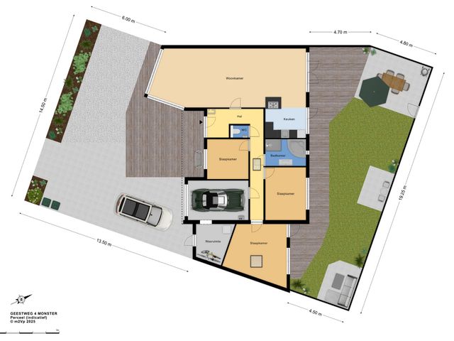Plattegrond van Geestweg 4