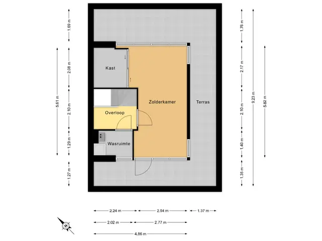 Plattegrond van Reiger 28