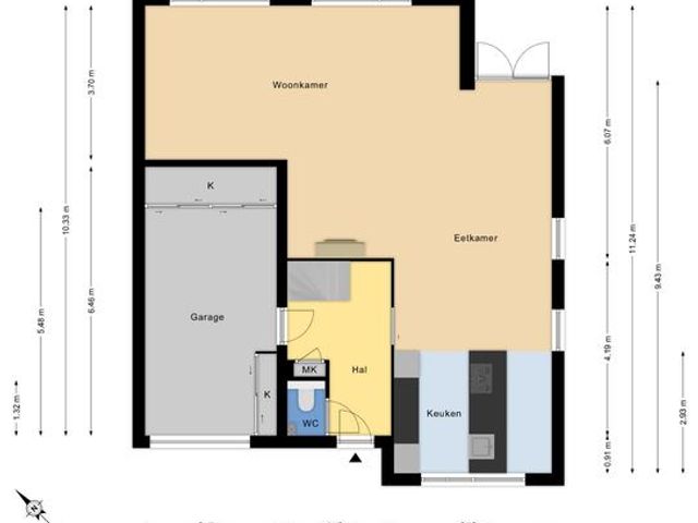 Plattegrond van Reiger 28
