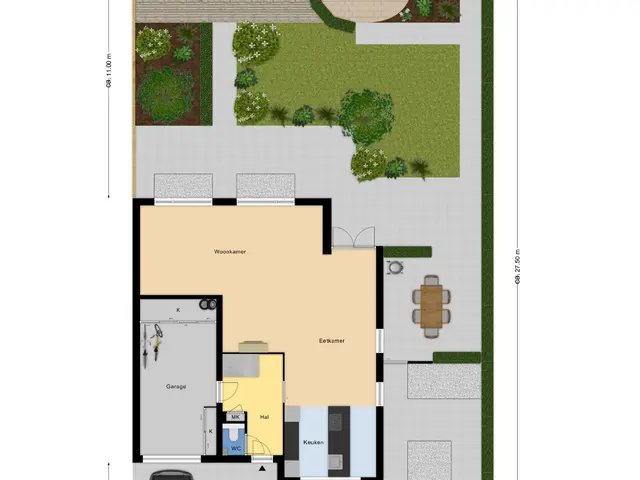 Plattegrond van Reiger 28