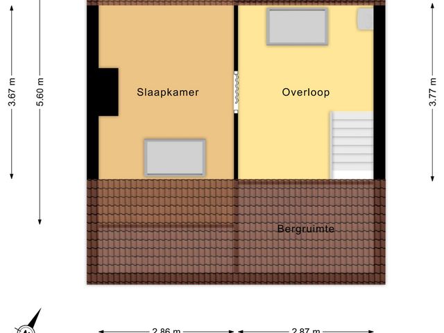 Plattegrond van Bachlaan 15