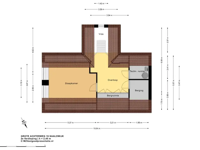 Plattegrond van Grote Achterweg 19