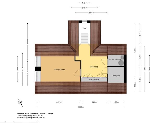 Plattegrond van Grote Achterweg 19