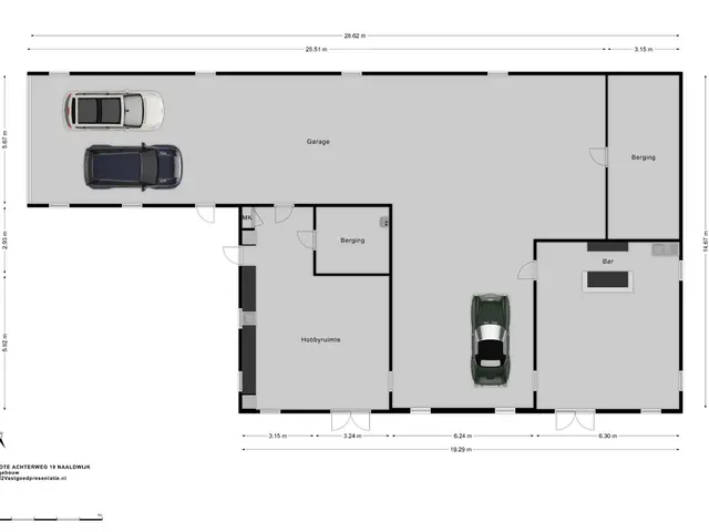 Plattegrond van Grote Achterweg 19