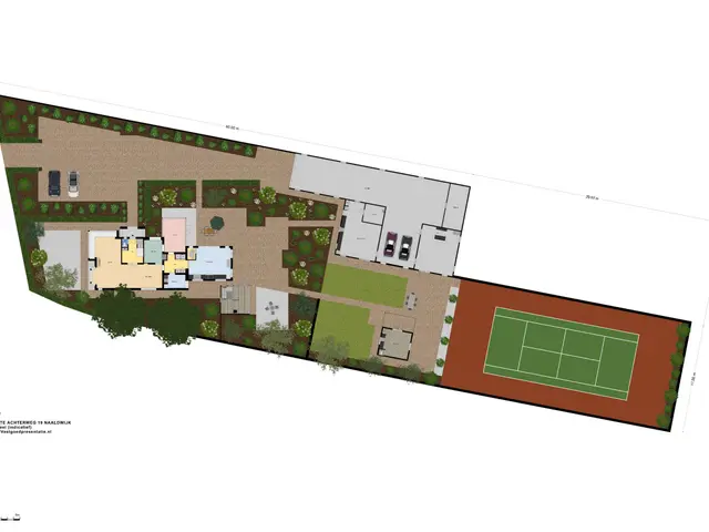 Plattegrond van Grote Achterweg 19