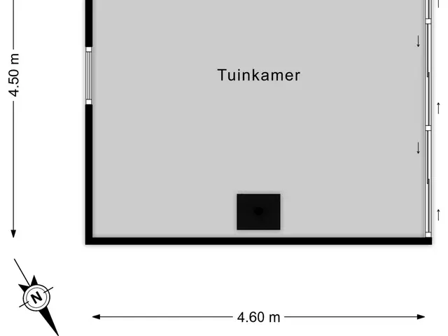 Plattegrond van Grote Achterweg 19