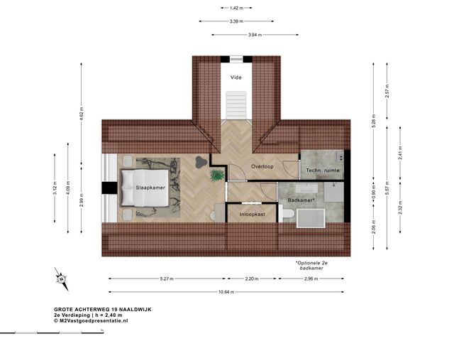 Plattegrond van Grote Achterweg 19