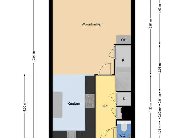 Plattegrond van Citroenvlinder 25
